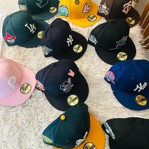 Assorted Baseball Caps Collection 59FIFTY New (11)